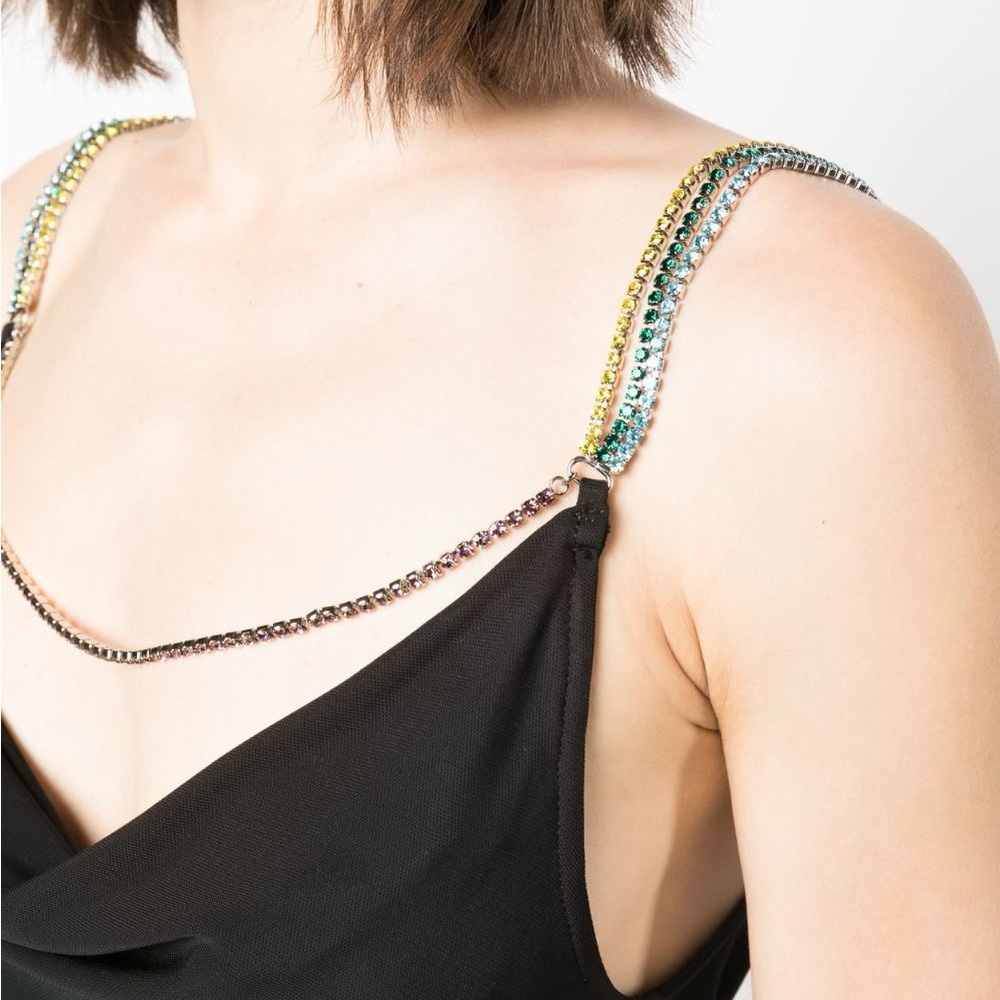 Fleur du Mal crystal-embellished sleeveless top - Picture 6 of 9
